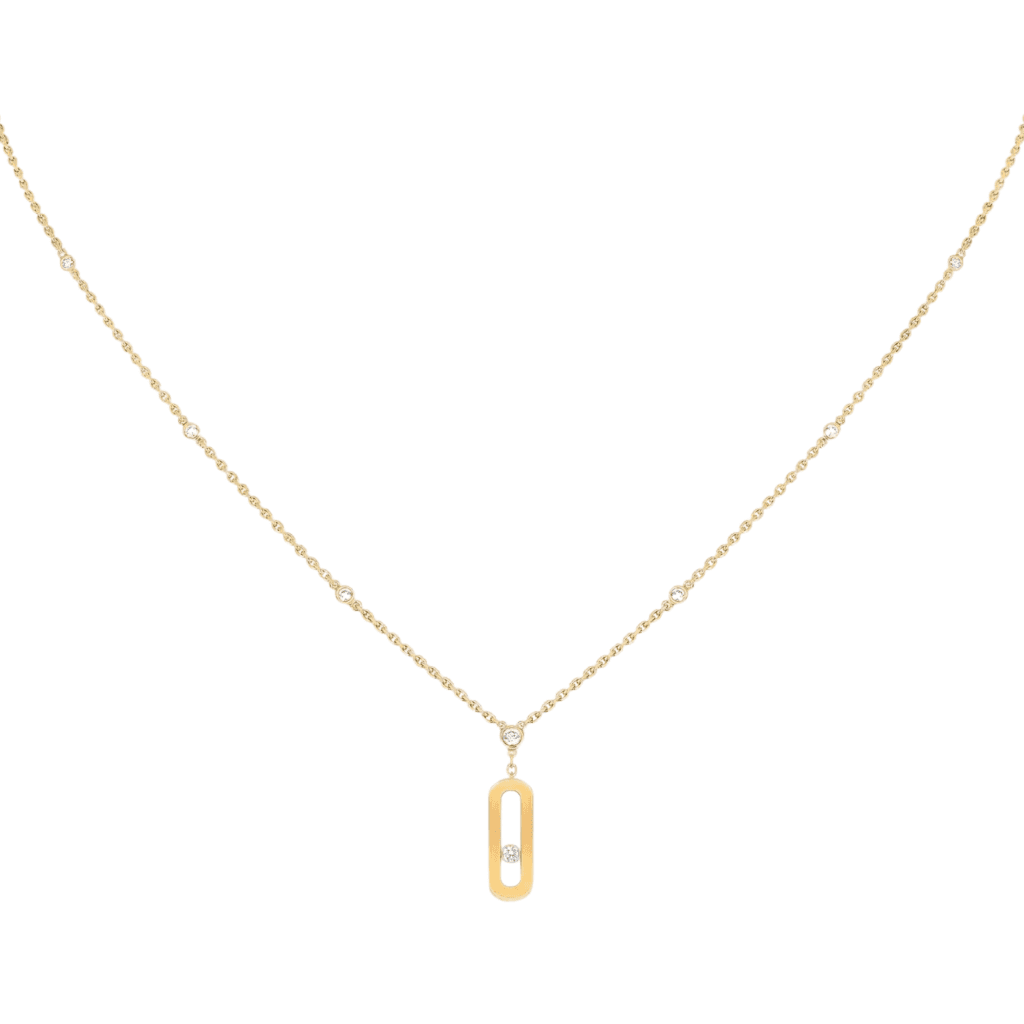 Messika Move Uno collier geelgoud met diamant - 10111-YG - #2