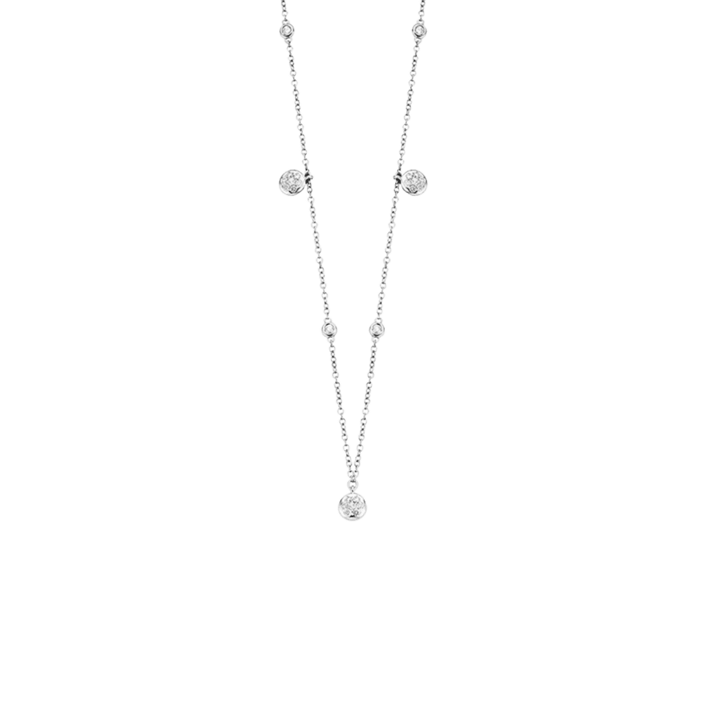 Schaap en Citroen Diamonds collier witgoud met diamant - #1