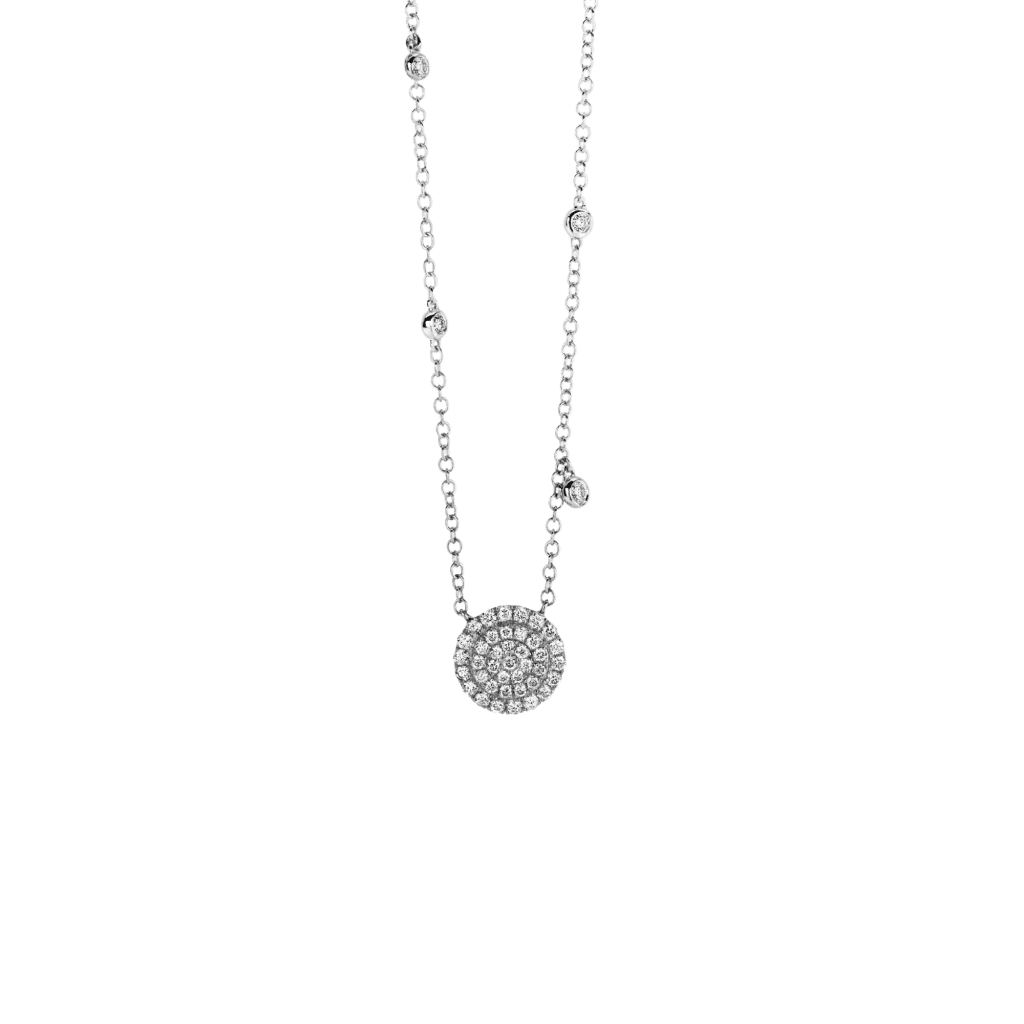 Schaap en Citroen Diamonds collier witgoud met diamant - #1