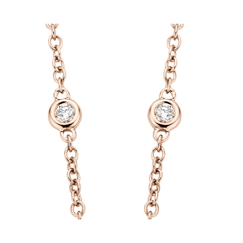 Schaap en Citroen Diamonds collier roodgoud met diamant - #4