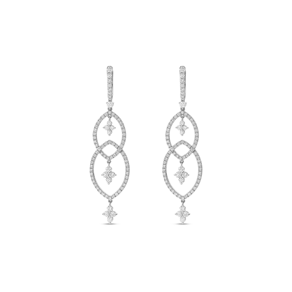 Schaap en Citroen Diamonds oorsieraad witgoud met diamant - #4