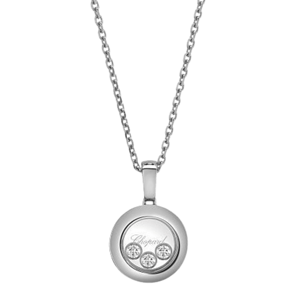 Chopard Happy Diamonds Icons Round collier witgoud met diamant - 79A018-1001 - #3
