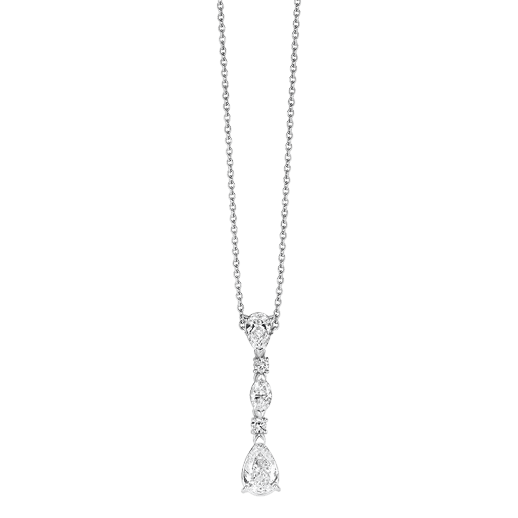 Schaap en Citroen Diamonds collier witgoud met diamant - #2