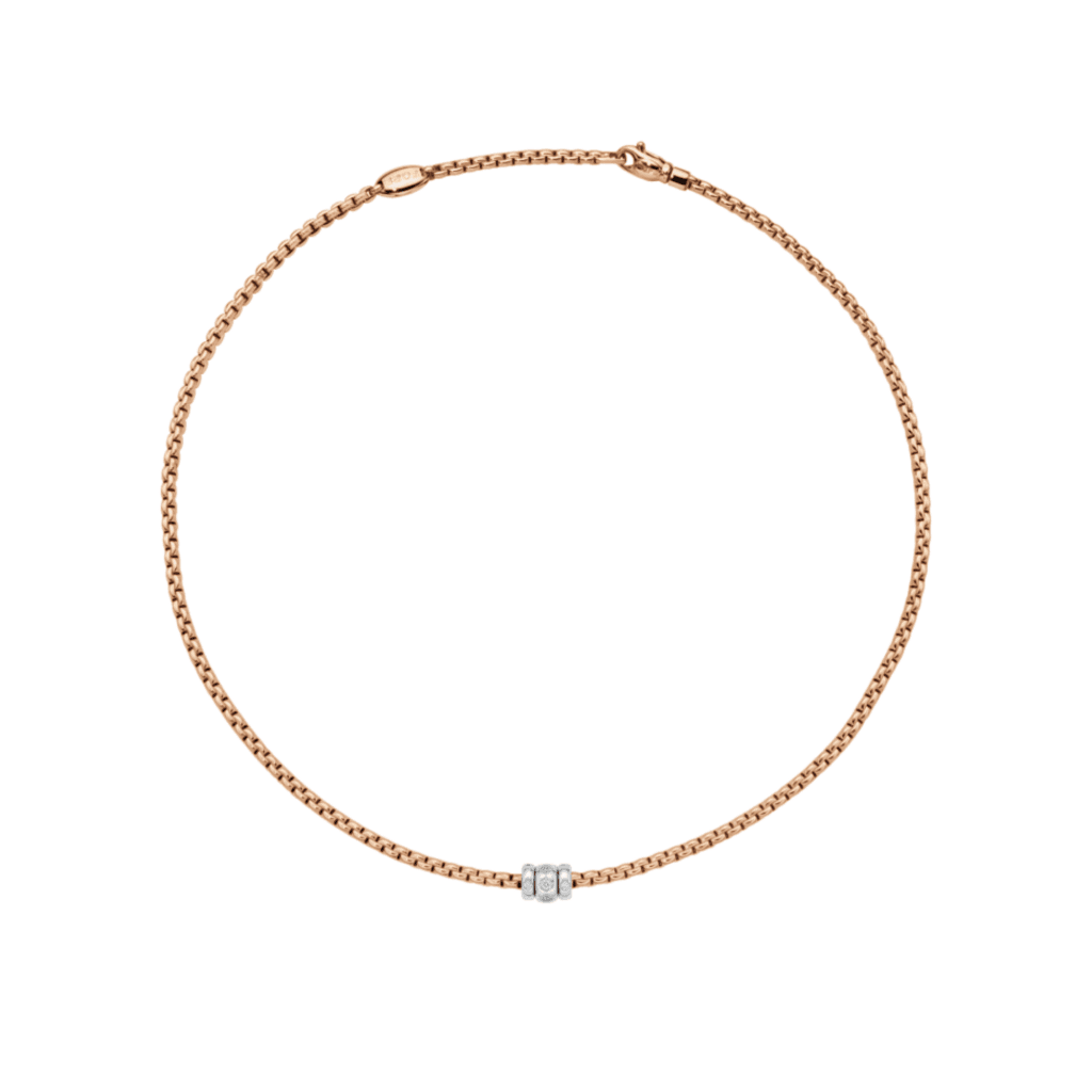 FOPE Eka collier roodgoud met diamant - 73101C3_PB_R_BBB_043 - #2