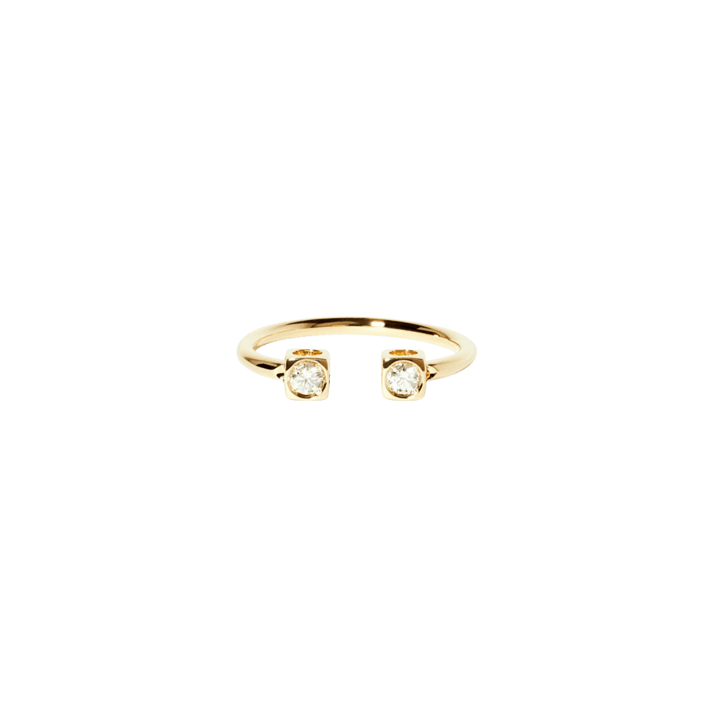 dinh van Le Cube Diamant ring geelgoud - 208511 - #2