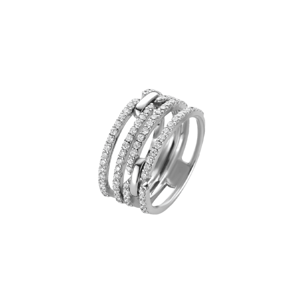 Schaap en Citroen Diamonds ring witgoud met diamant - #1