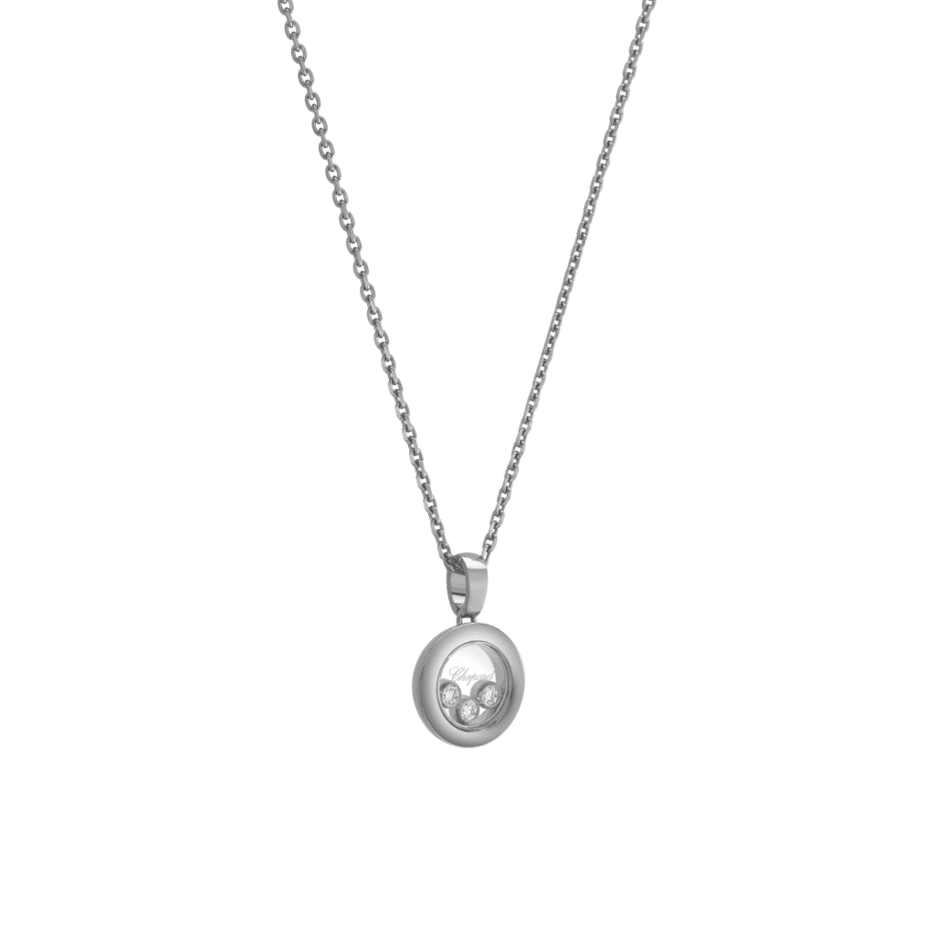 Chopard Happy Diamonds Icons Round collier witgoud met diamant - 79A018-1001 - #5