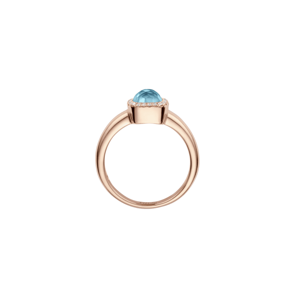 Tirisi Jewelry Milano Sweeties ring roodgoud met diamant - TR9624APP - #3