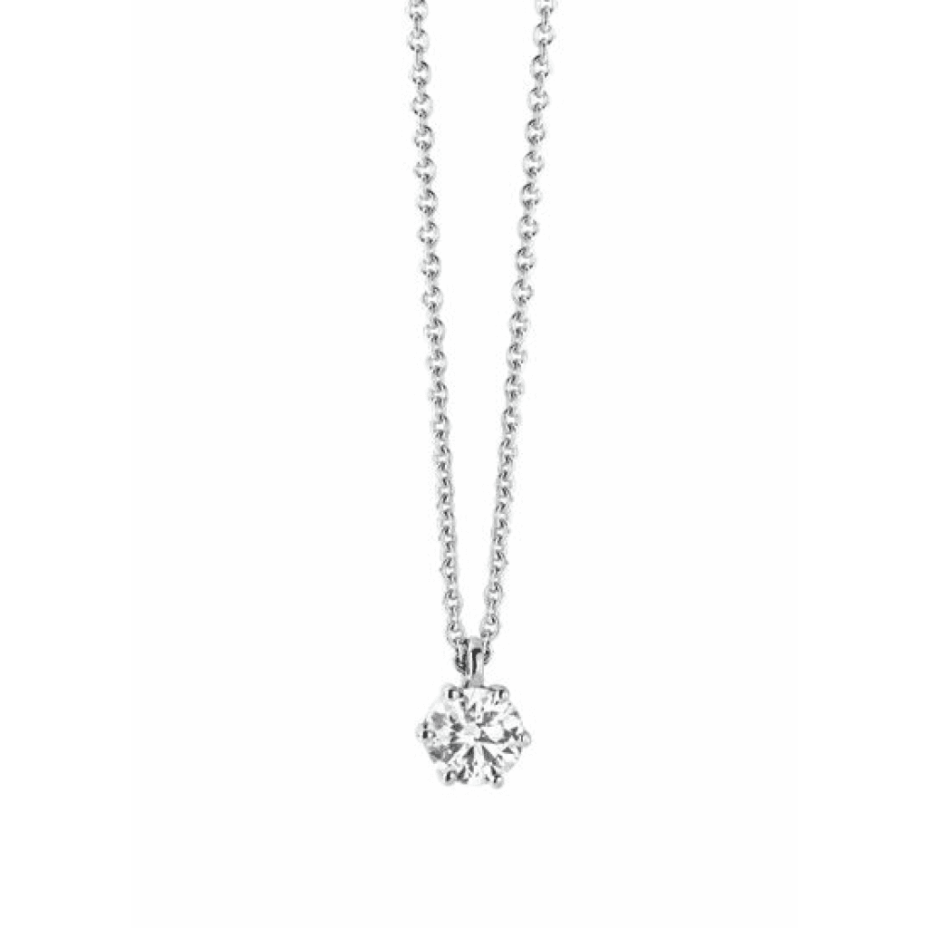 Schaap en Citroen Diamonds collier witgoud met diamant - #5