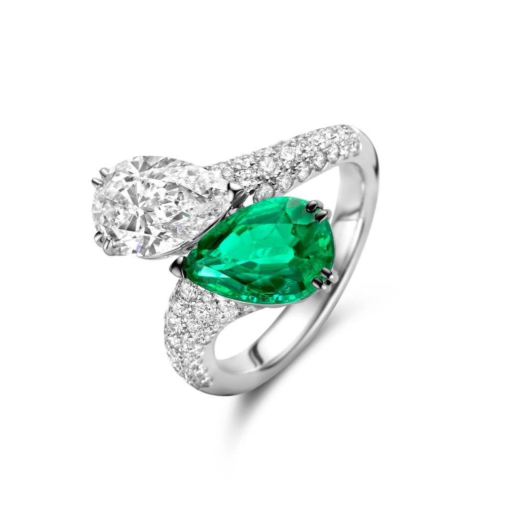 Schaap en Citroen Diamonds ring witgoud met diamant - #2