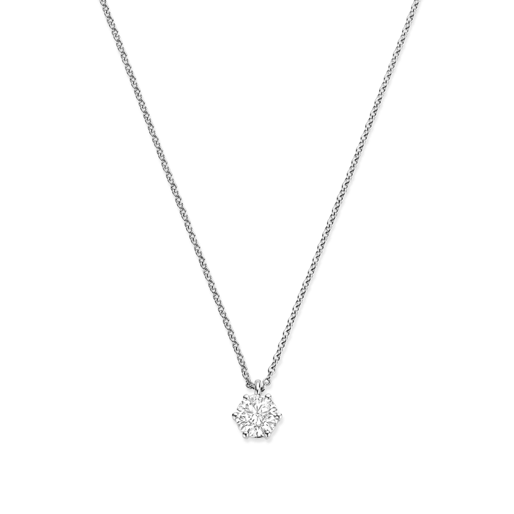 Schaap en Citroen Diamonds collier witgoud met diamant - #2