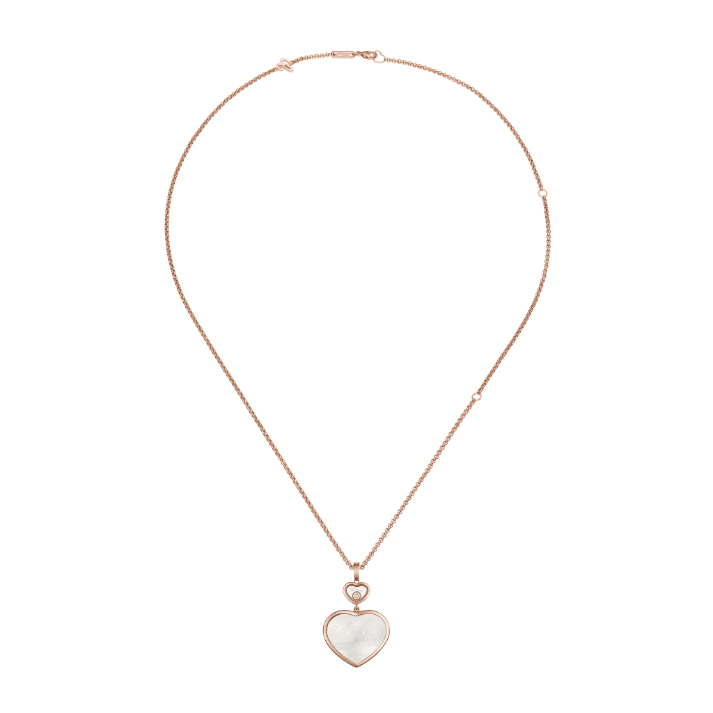 Chopard Happy Diamonds Happy Hearts collier roodgoud met diamant - 79A075-5301 - #3