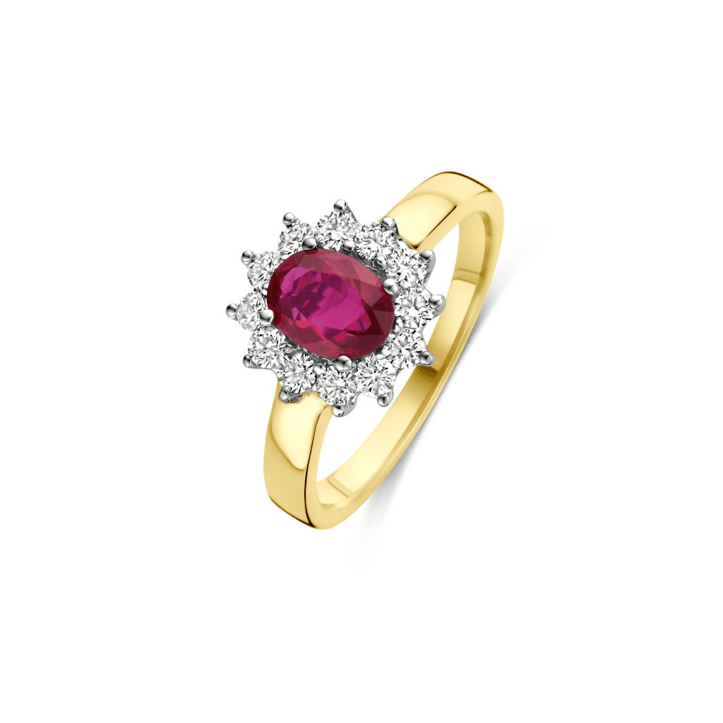 Schaap en Citroen Colours ring geelgoud met diamant - #2
