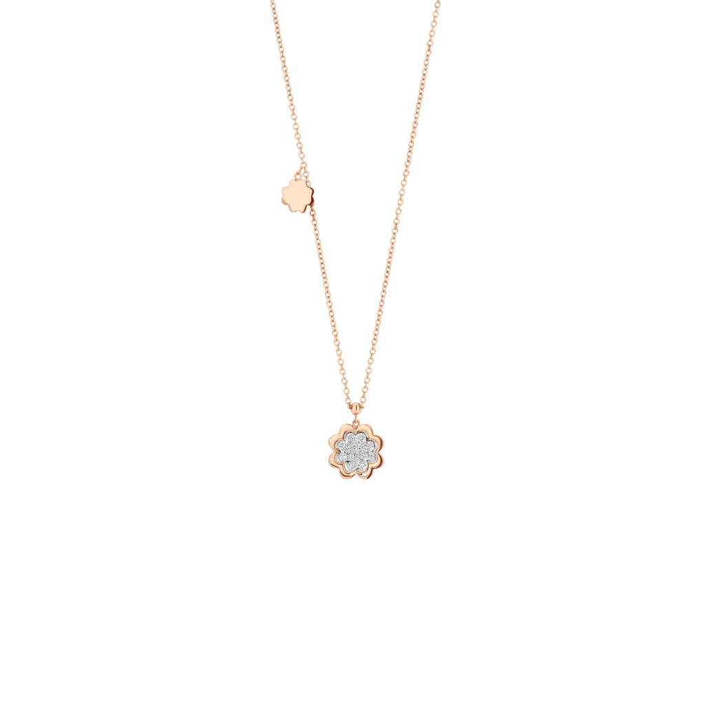 Schaap en Citroen Diamonds collier roodgoud met diamant - #1