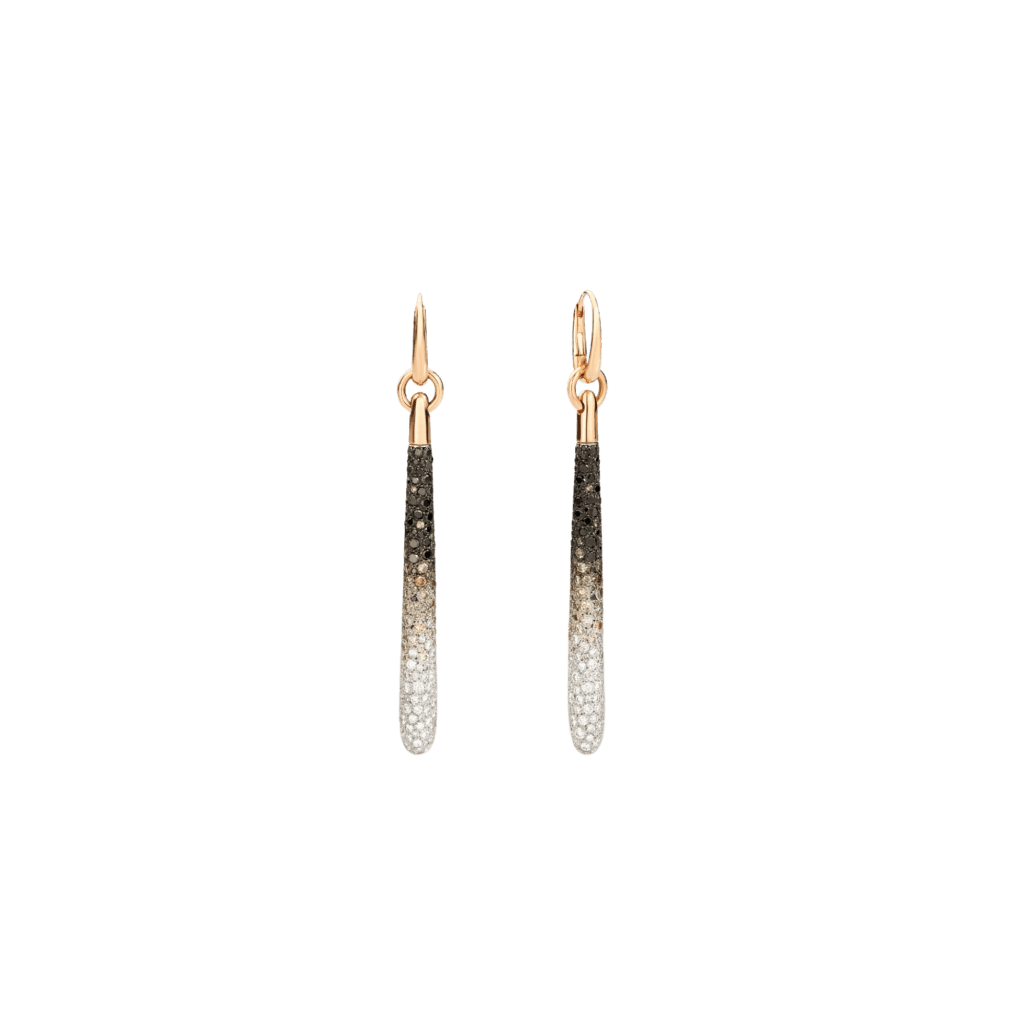 Pomellato Sabbia oorsieraad roodgoud met diamant - POC0180 06BWR DBX00 - #1