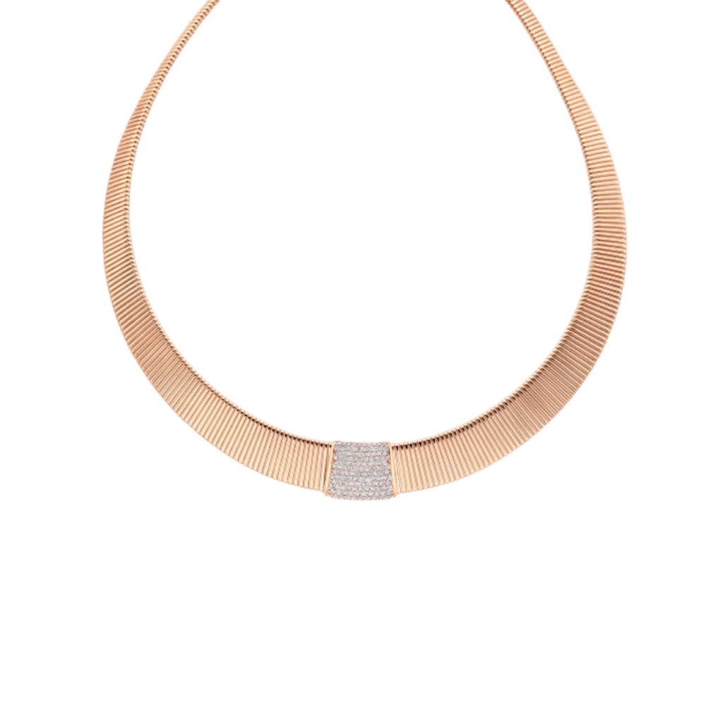 Schaap en Citroen Diamonds collier roodgoud met diamant - #1