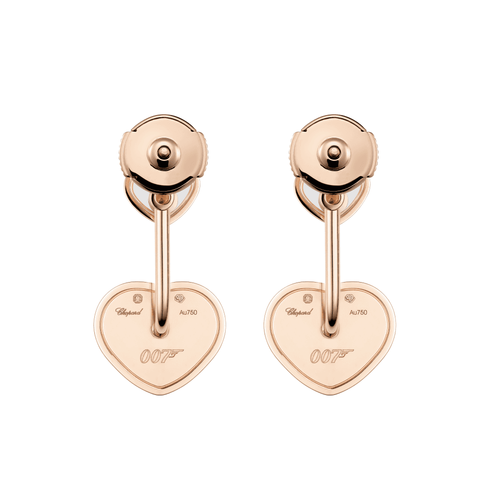Chopard Happy Diamonds Happy Hearts oorsieraad roodgoud met diamant - 83A007-5921 - #3