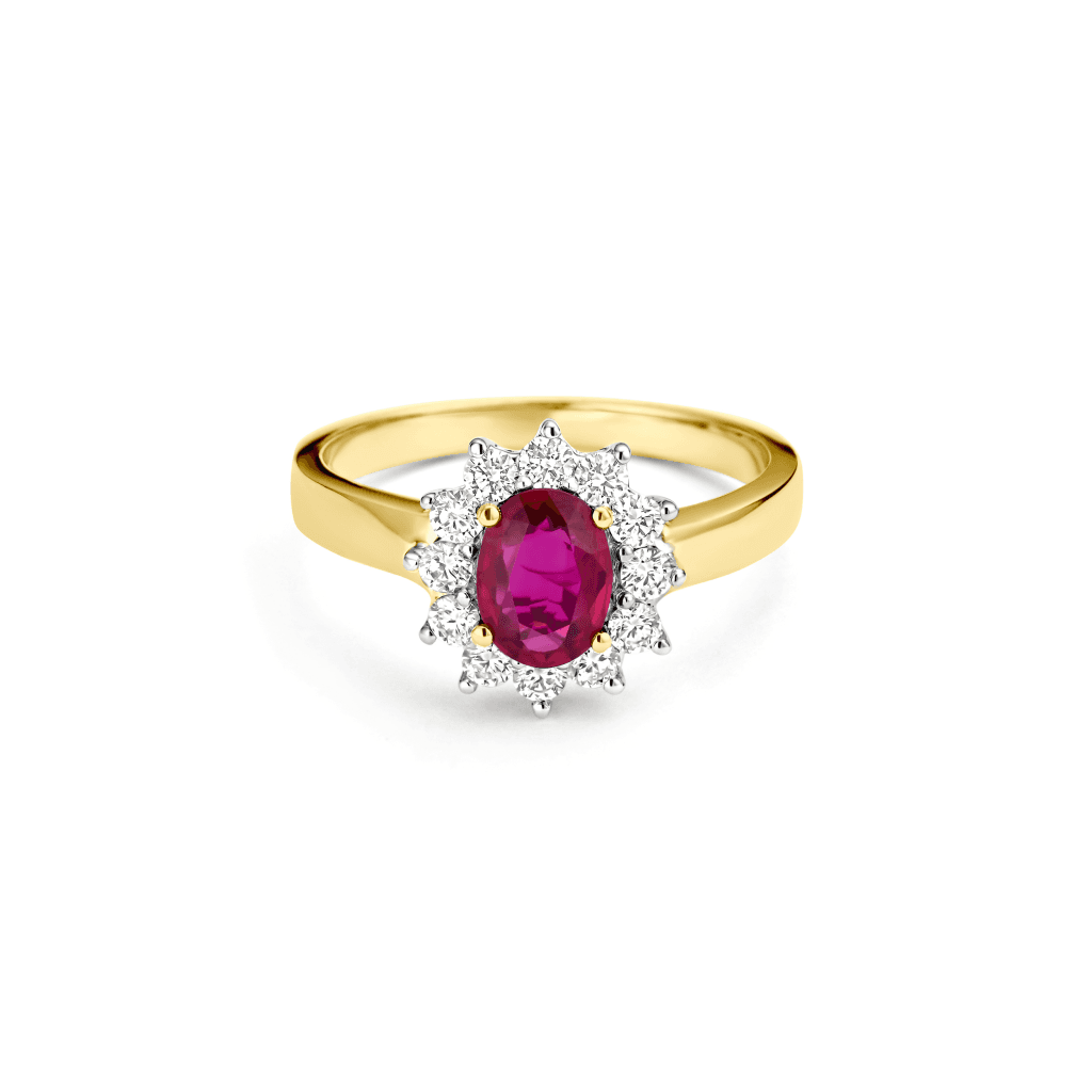 Schaap en Citroen Colours ring geelgoud met diamant - #4