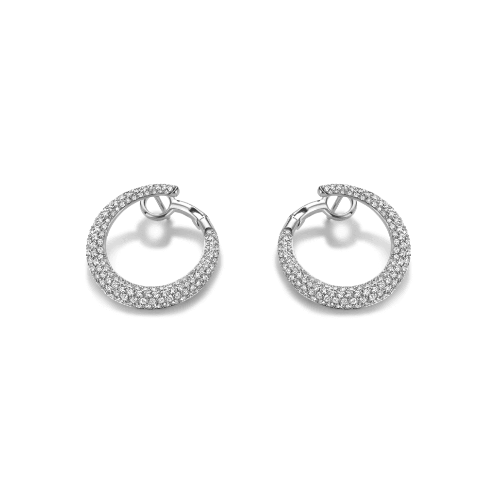 Schaap en Citroen Diamonds oorsieraad witgoud met diamant - #2