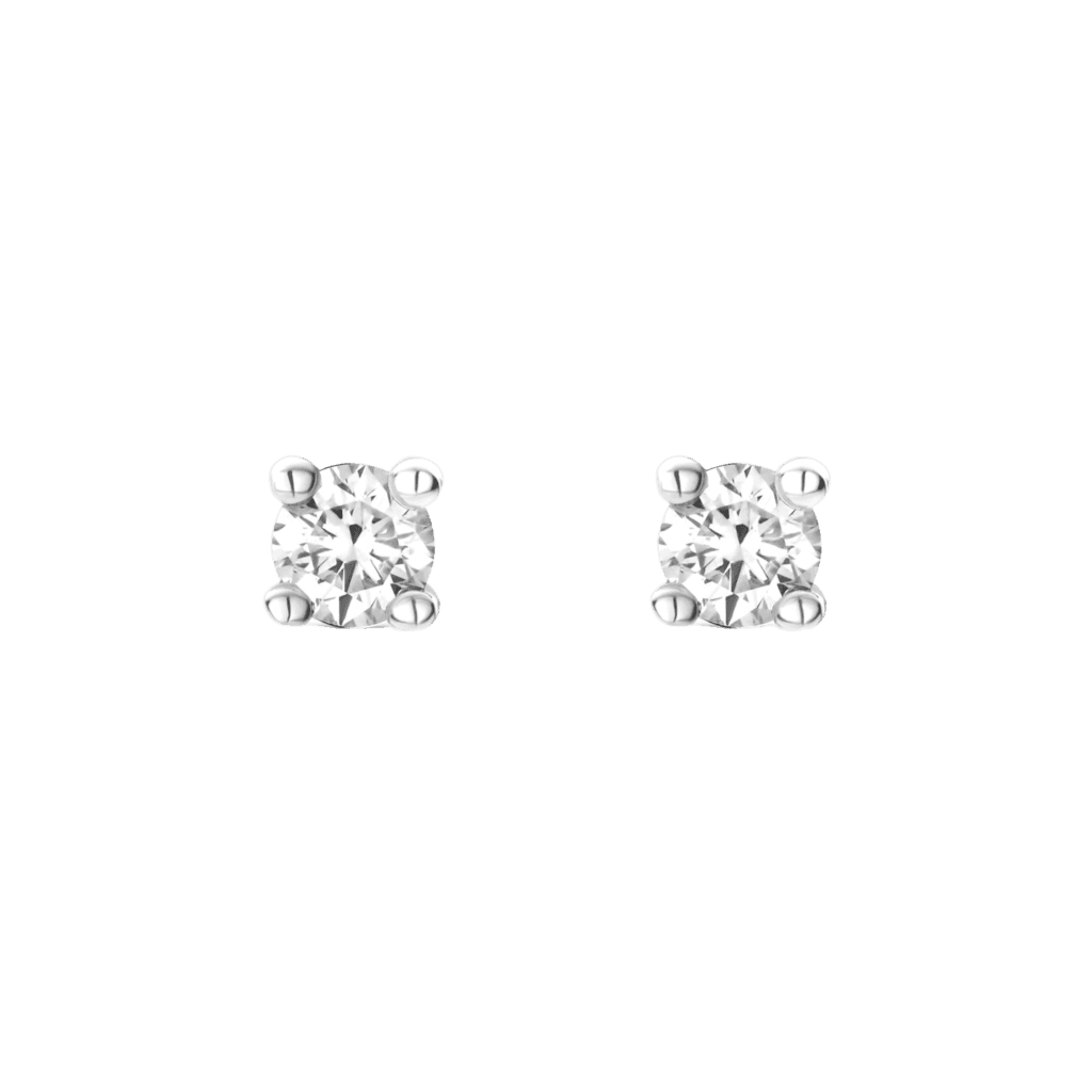 Schaap en Citroen Diamonds oorsieraad witgoud met diamant - #1