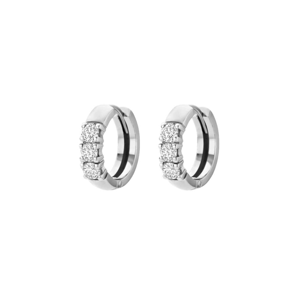 Schaap en Citroen Diamonds oorsieraad witgoud met diamant - #2