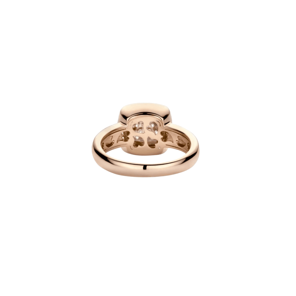Tirisi Jewelry Milano Exclusive ring roodgoud met diamant - TR9762D(2P) - #4