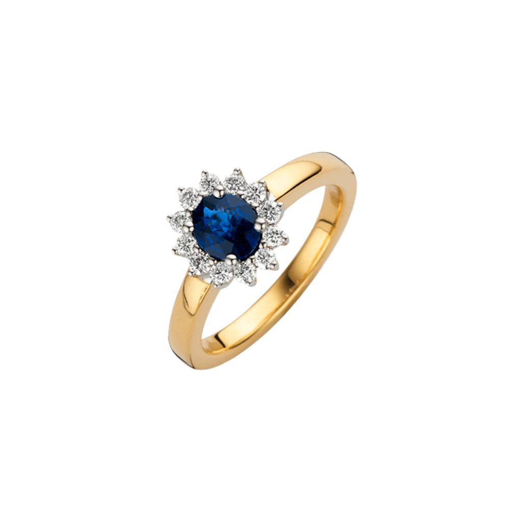 Schaap en Citroen Colours ring geelgoud met diamant - #1