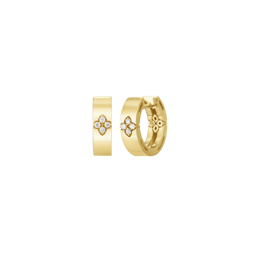 Roberto Coin Love in Verona oorsieraad geelgoud met diamant - ADR888EA2013 - #2