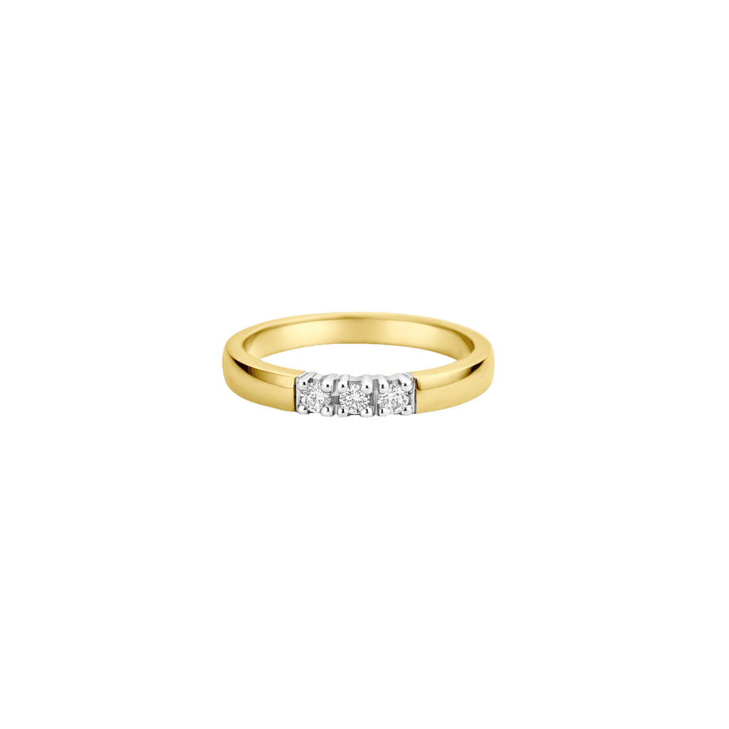 Schaap en Citroen Diamonds ring geelgoud met diamant - #2