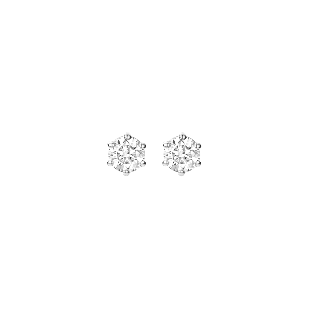 Schaap en Citroen Diamonds oorsieraad witgoud met diamant - #1