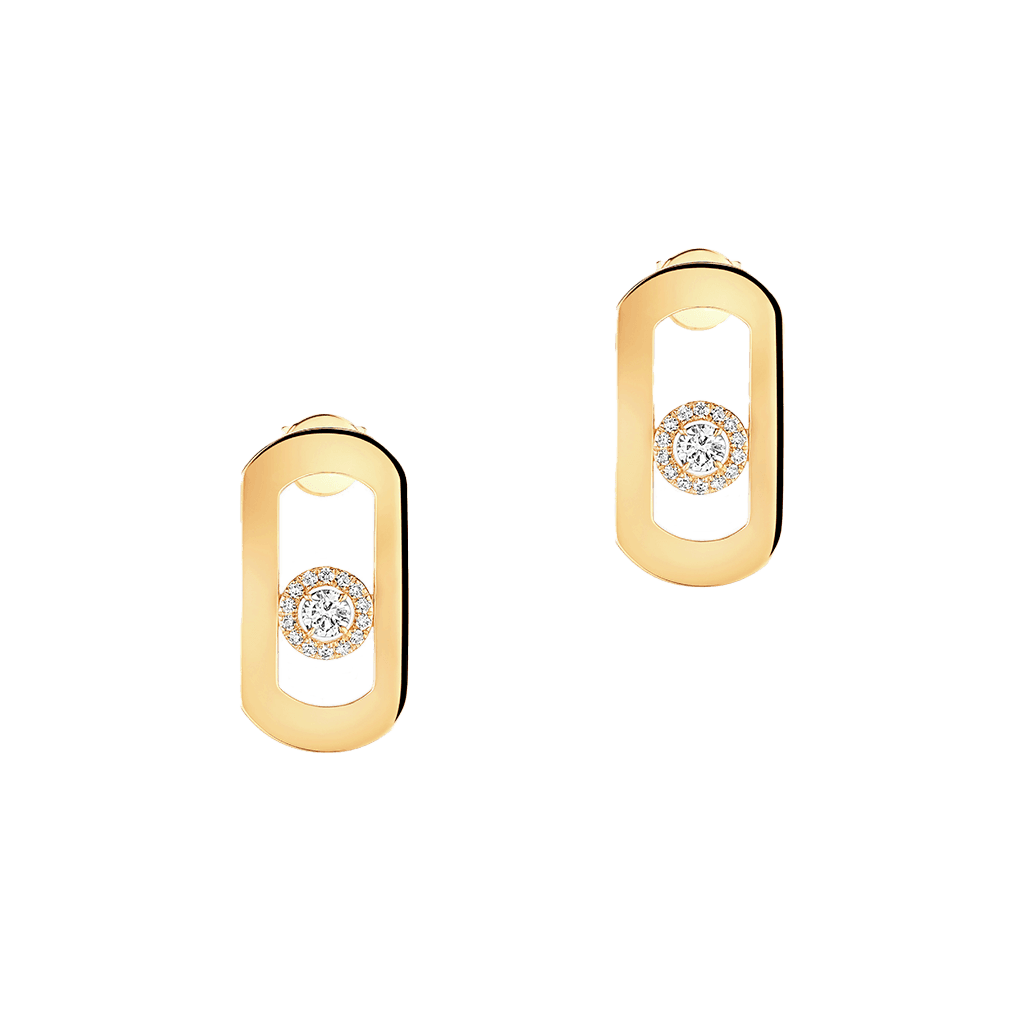 Messika So Move oorsieraad geelgoud met diamant - 12930-YG - #1