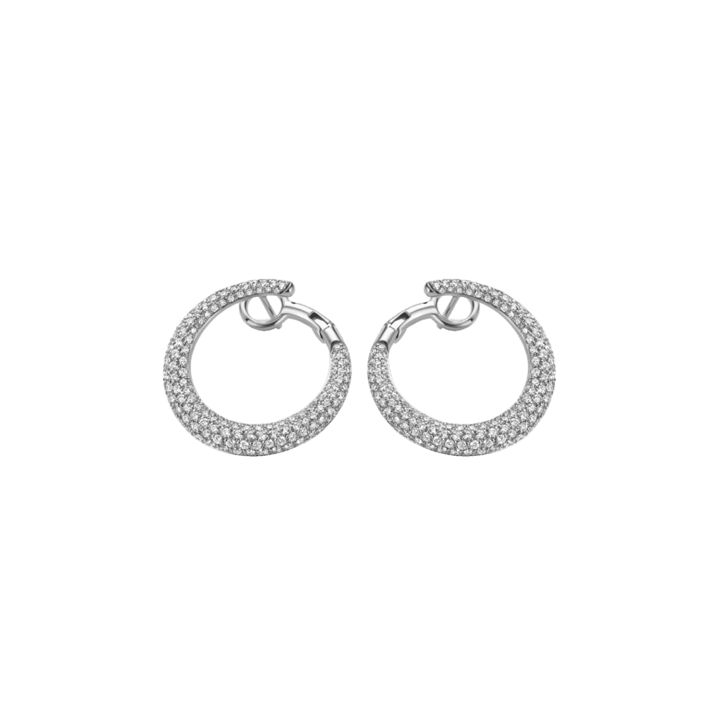 Schaap en Citroen Diamonds oorsieraad witgoud met diamant - #1