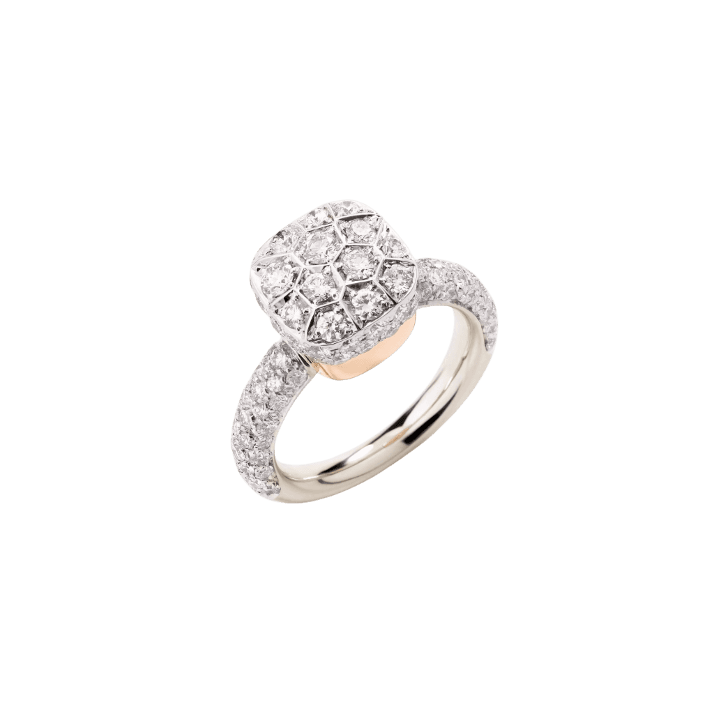 Pomellato Nudo Solitaire ring roodgoud met diamant - PAC2028 O6WHR DB000 - #1