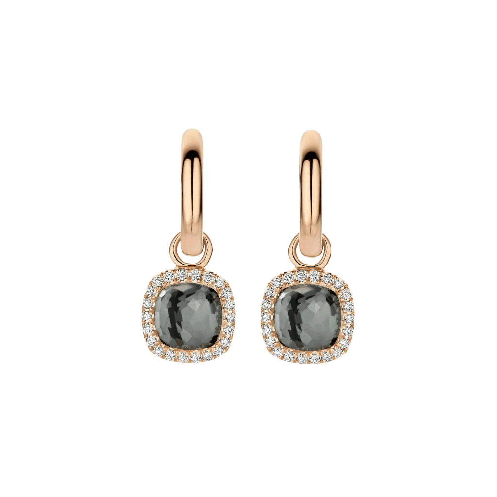 Tirisi Jewelry Milano Sweeties oorsieraad roodgoud met diamant - TE9317HMP - #1