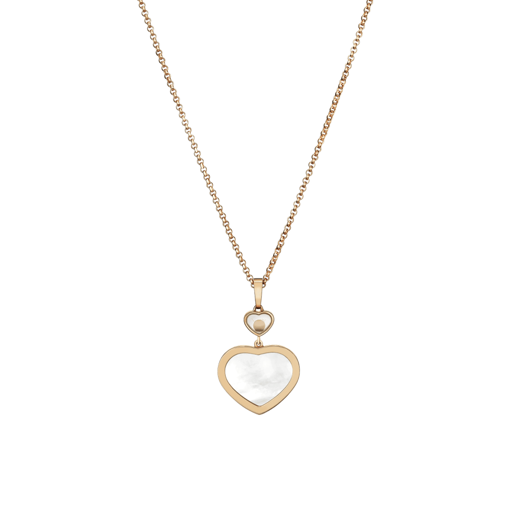 Chopard Happy Diamonds Happy Hearts collier roodgoud met diamant - 79A074-5301 - #3