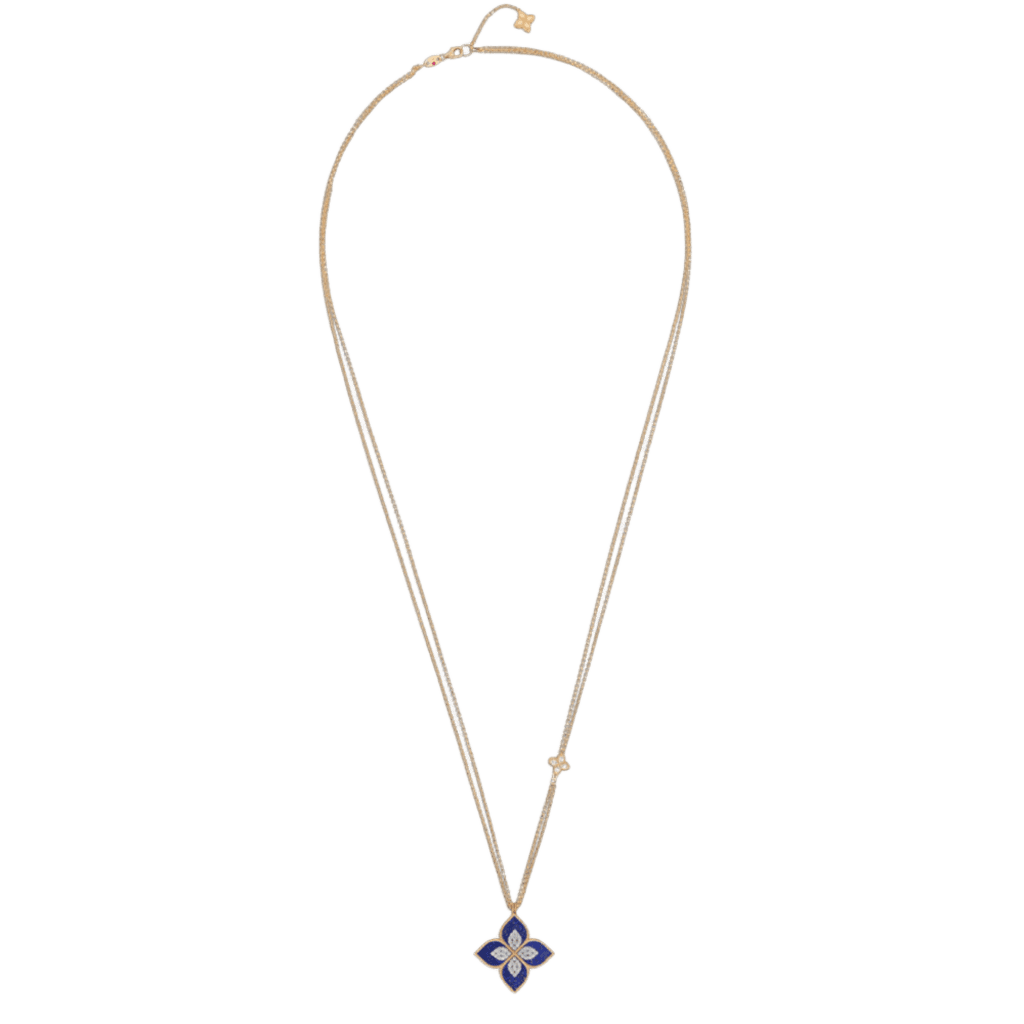 Roberto Coin Princess Flower collier roodgoud met diamant - ADV888CL1838_854 - #3