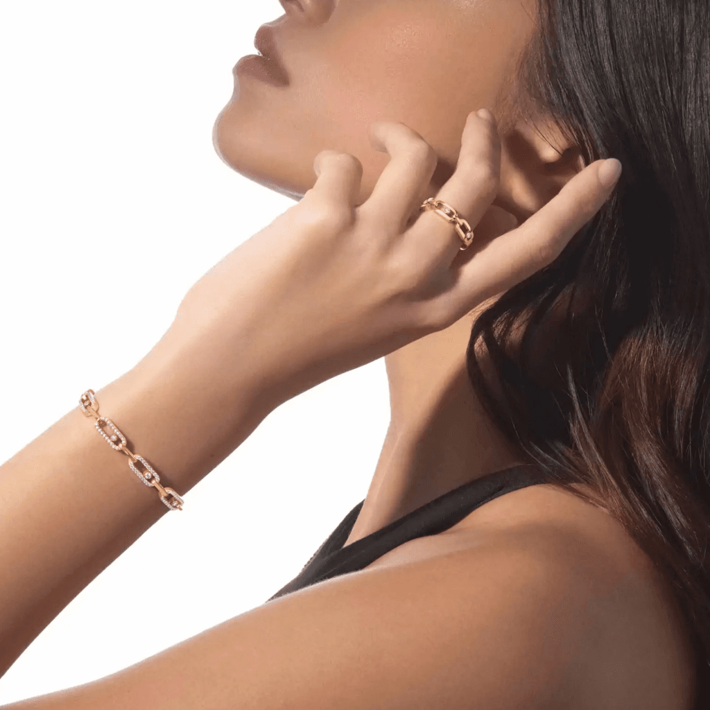 Messika Move Link armband geelgoud met diamant - 12187-YG - #3