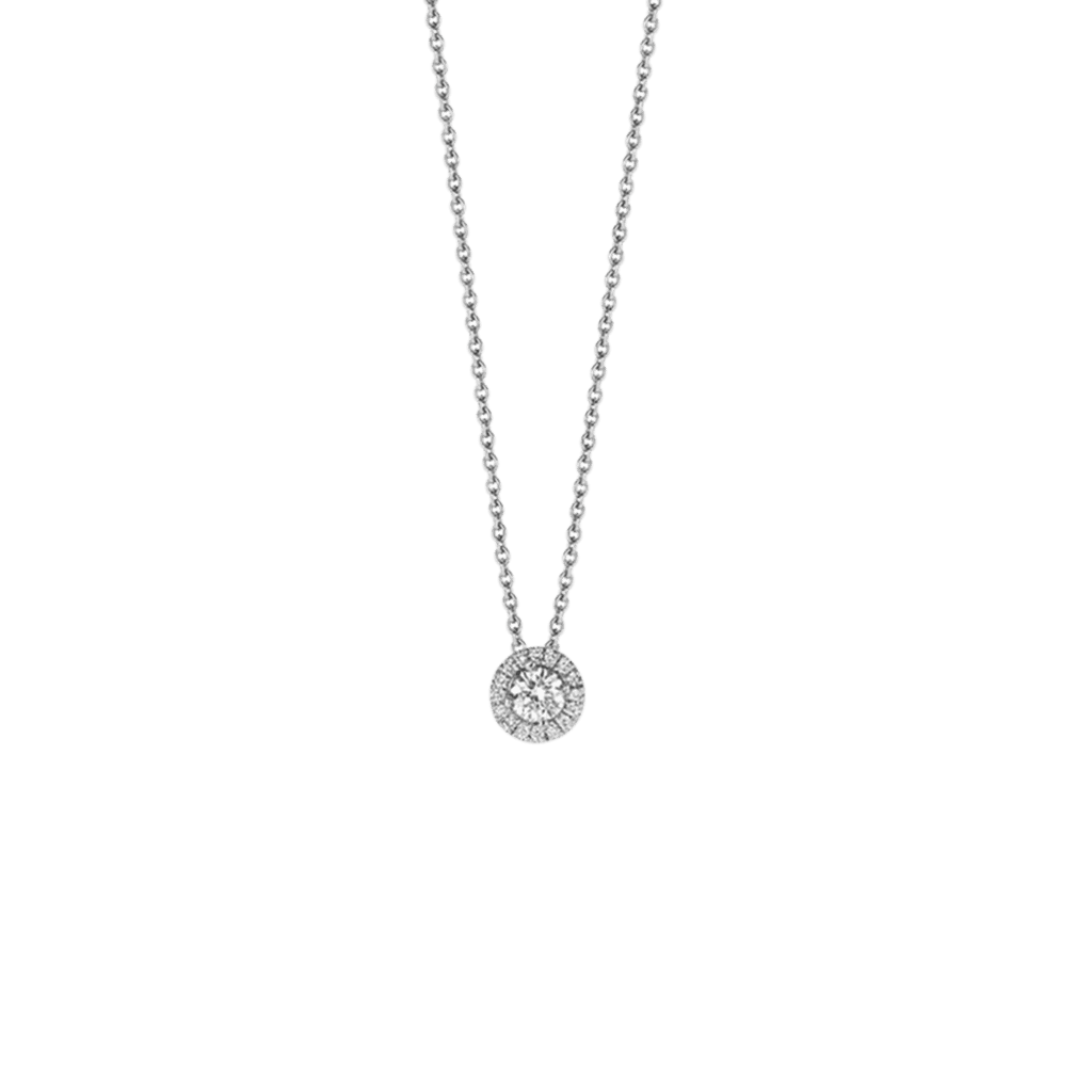 Schaap en Citroen Diamonds collier witgoud met diamant - #1