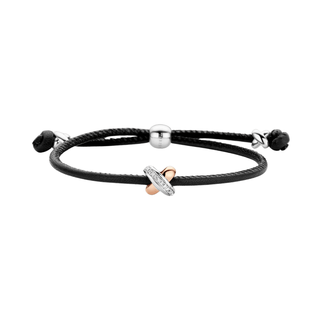 Tirisi Moda Kisses armband roodgoud met diamant - TM2133BL(2P) - #1