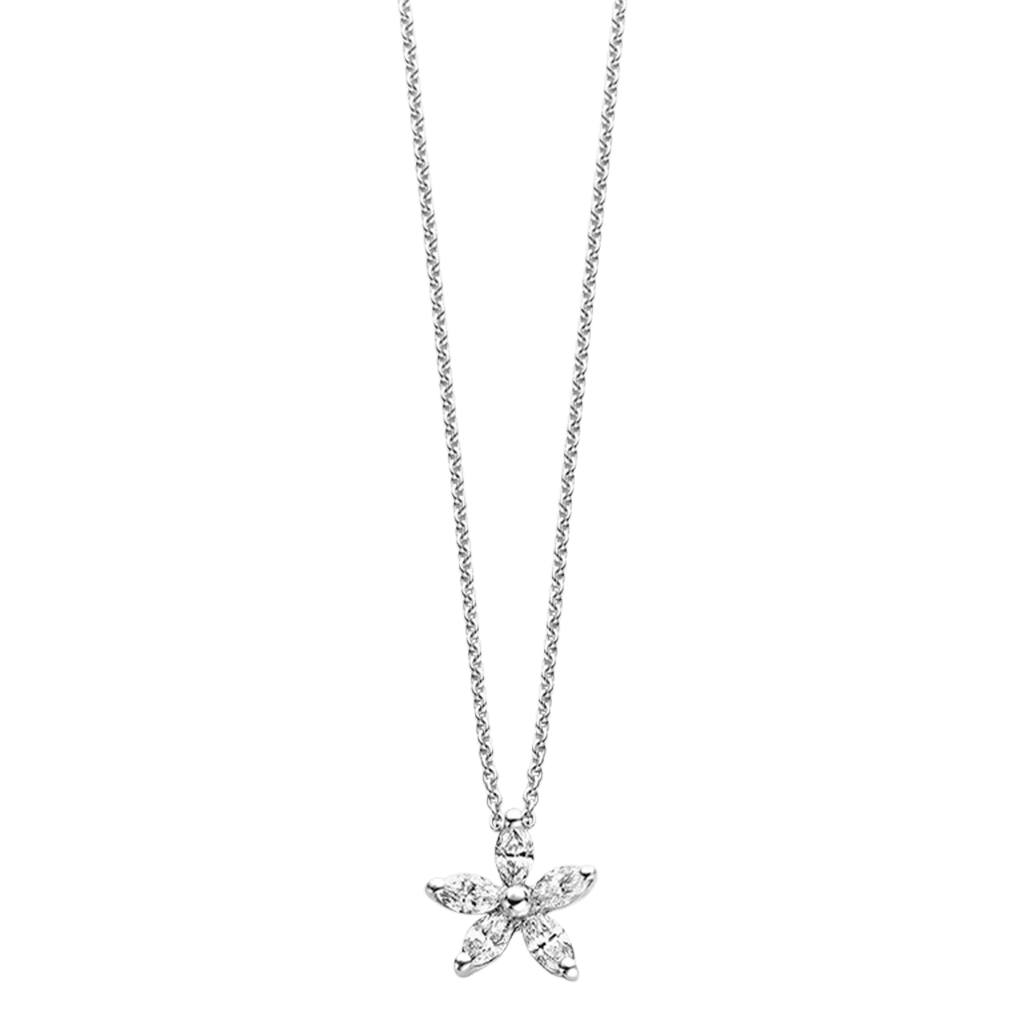 Schaap en Citroen Diamonds collier witgoud met diamant - #2