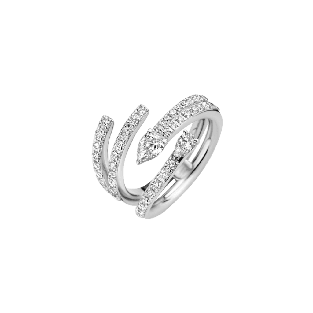 Schaap en Citroen Diamonds ring witgoud met diamant - #1