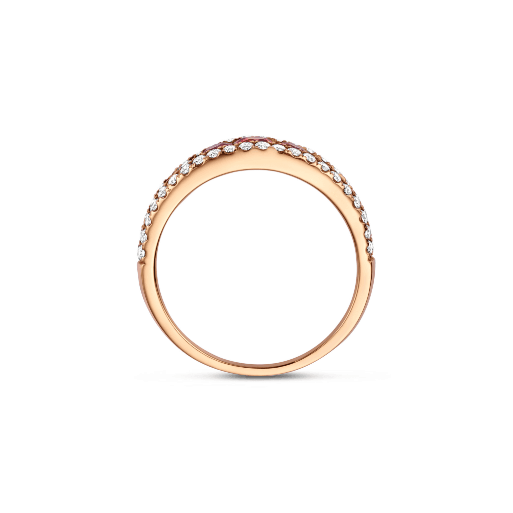 Schaap en Citroen Colours Rainbow ring roodgoud met saffier - #4