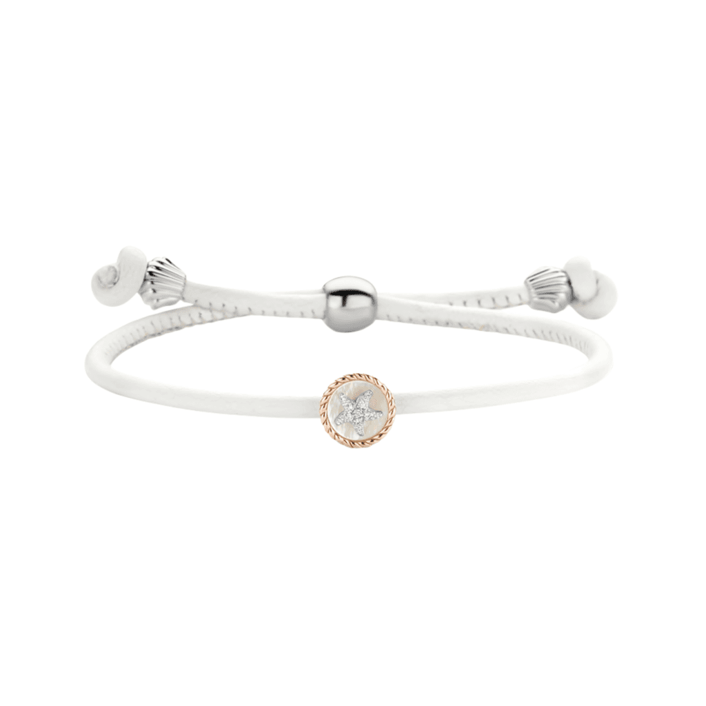 Tirisi Moda Seastar armband geelgoud met diamant - TM2188WH(2P) - #1
