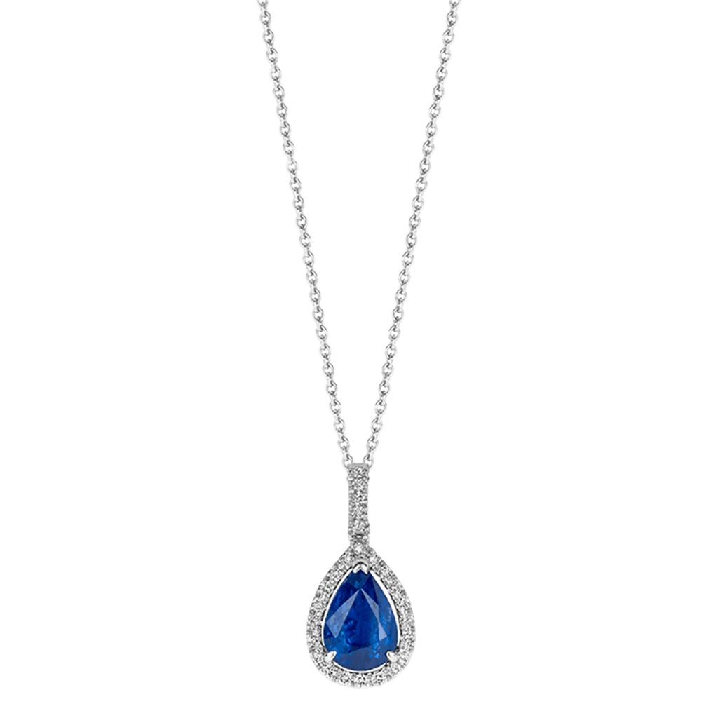 Schaap en Citroen Colours collier witgoud met diamant - #2
