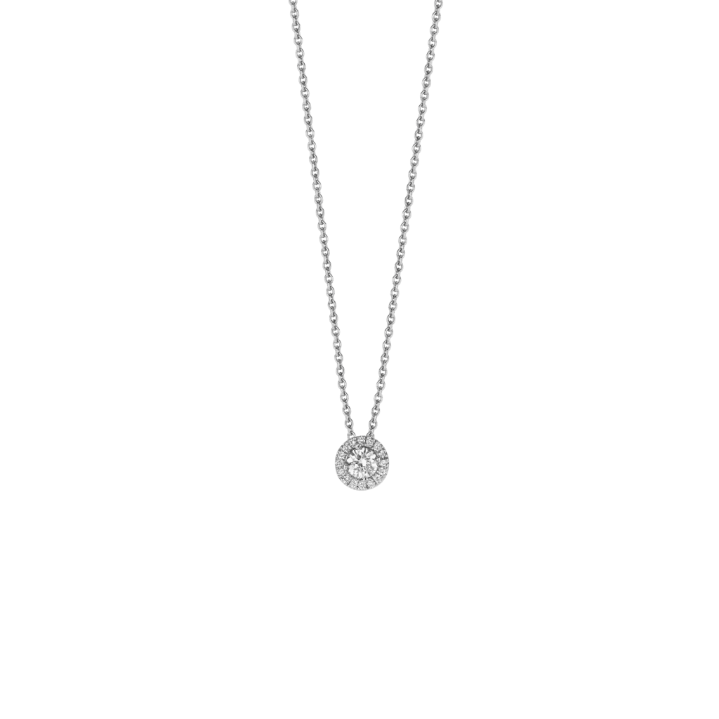 Schaap en Citroen Diamonds collier witgoud met diamant - #1
