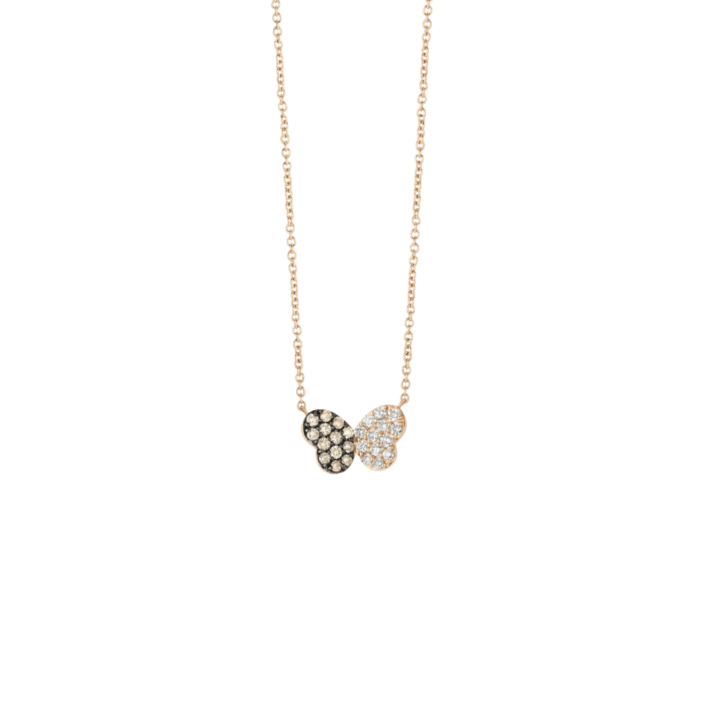 Schaap en Citroen Diamonds collier roodgoud met diamant - #1