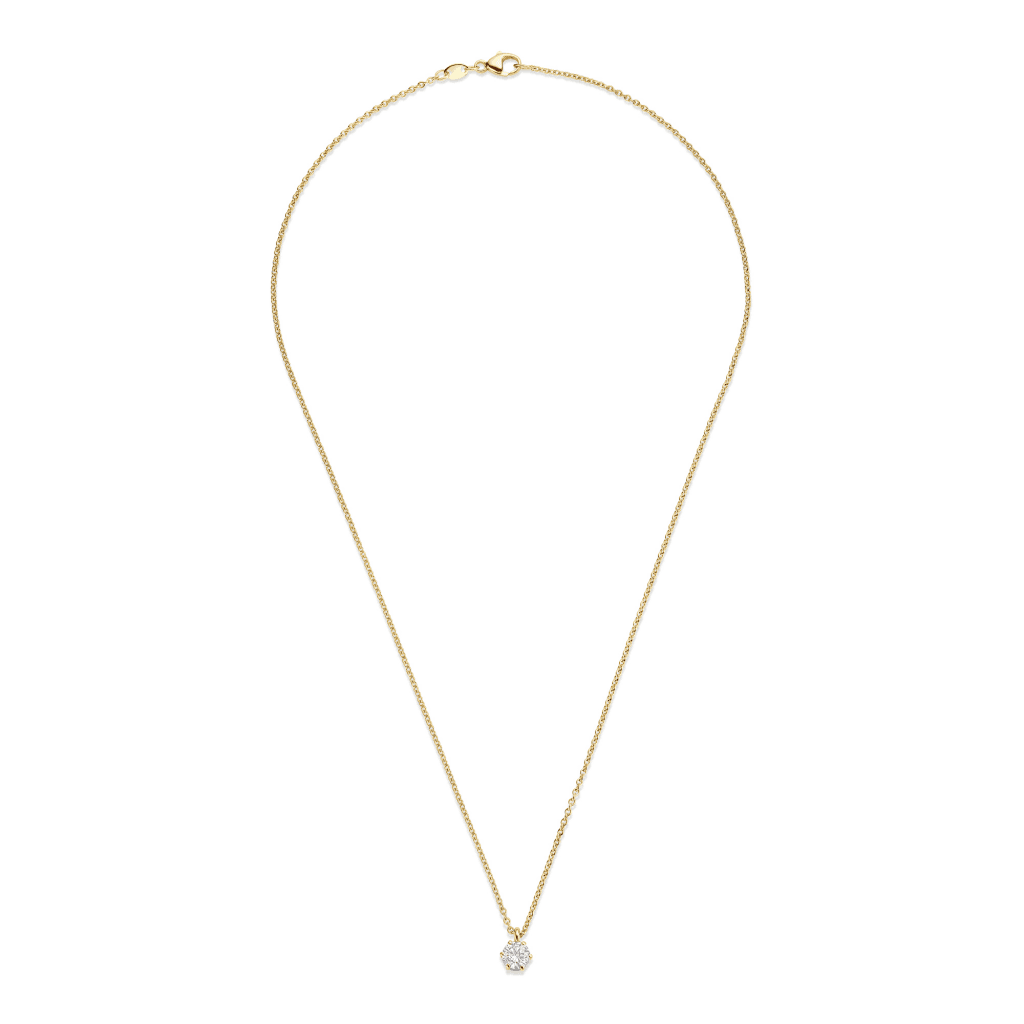 Schaap en Citroen Diamonds collier geelgoud met diamant - #3