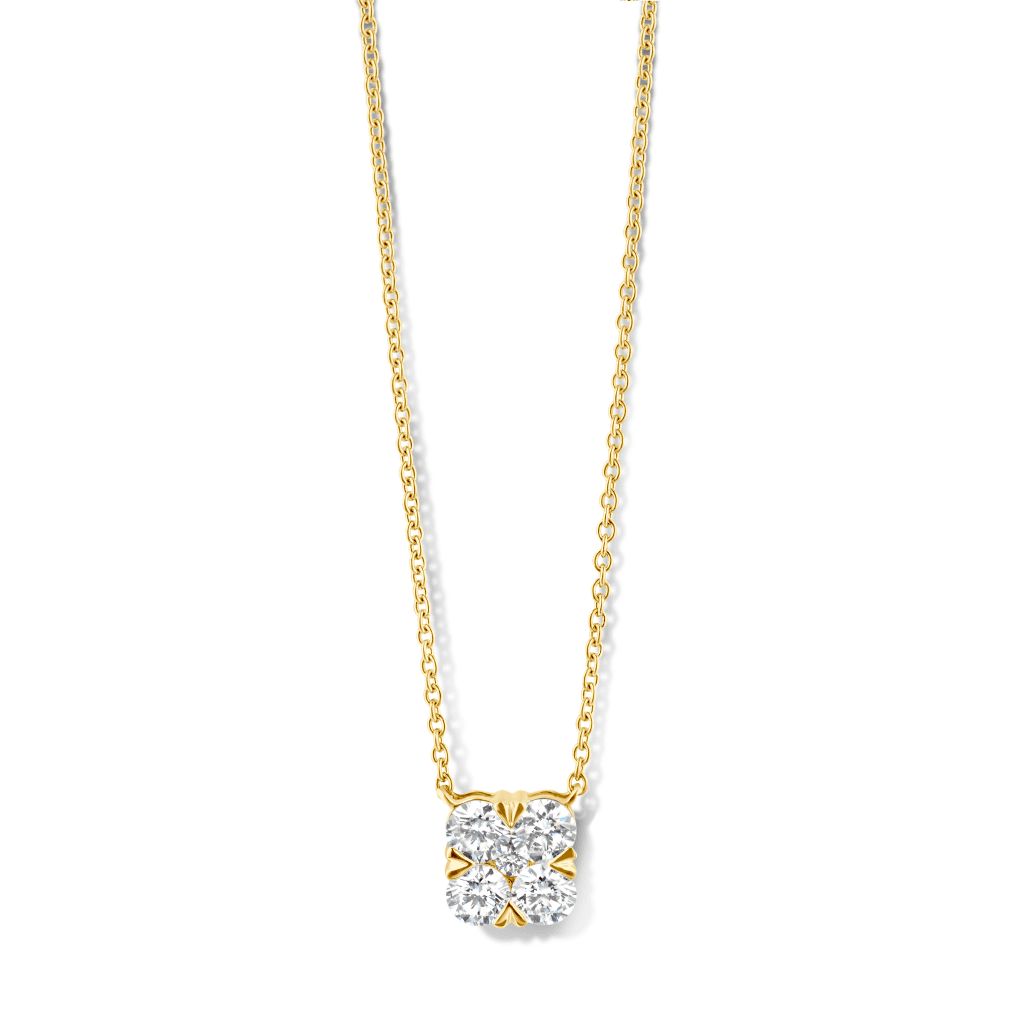 Schaap en Citroen Diamonds collier geelgoud met diamant - #2