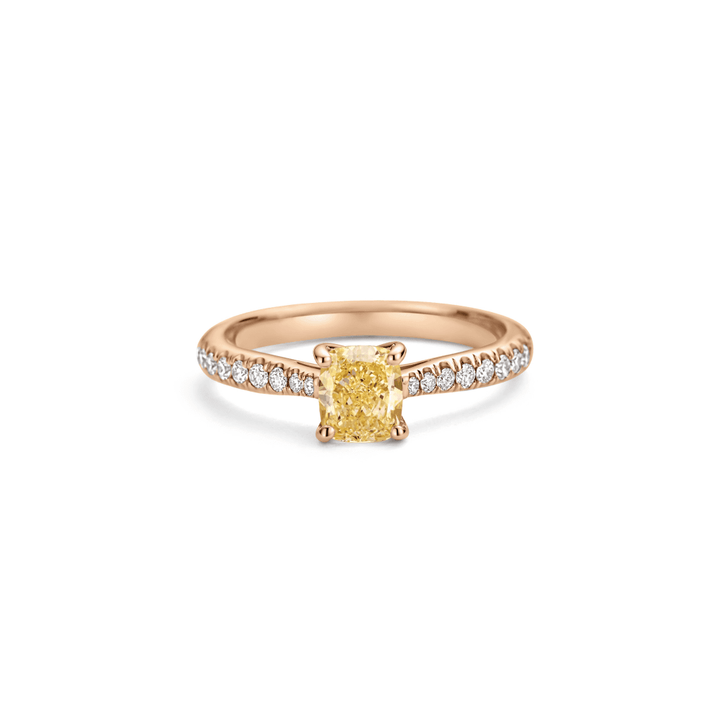 Schaap en Citroen Diamonds ring roodgoud met diamant - #6