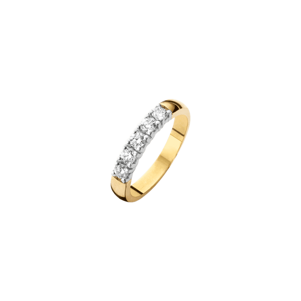 Schaap en Citroen Diamonds ring geelgoud met diamant - #2
